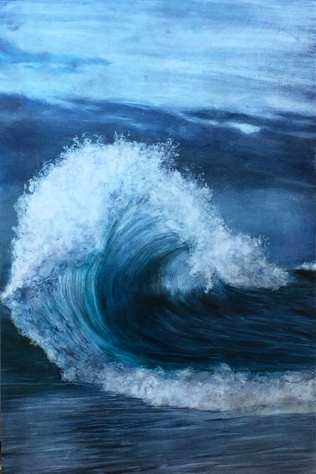 New painting by Gabriel Burchman: Storm Crest